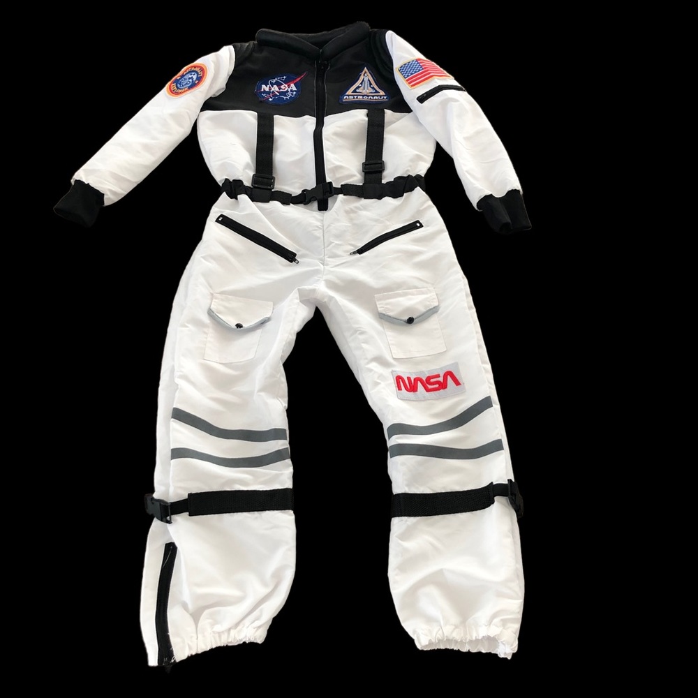 Kids size Small NASA Space Astronaut Explorer One Piece Suit Costume Halloween